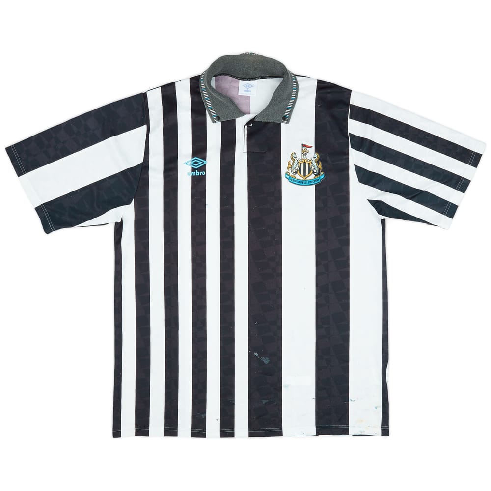 1991-93 Newcastle Home Shirt - 5/10 - (XL)