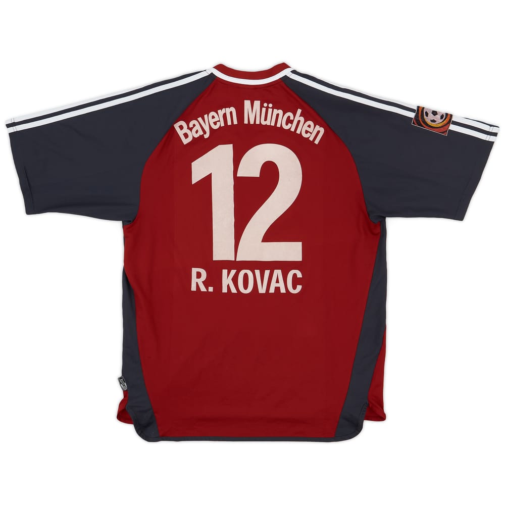 2001-02 Bayern Munich Home Shirt R. Kovac #12 - 8/10 - (XL)