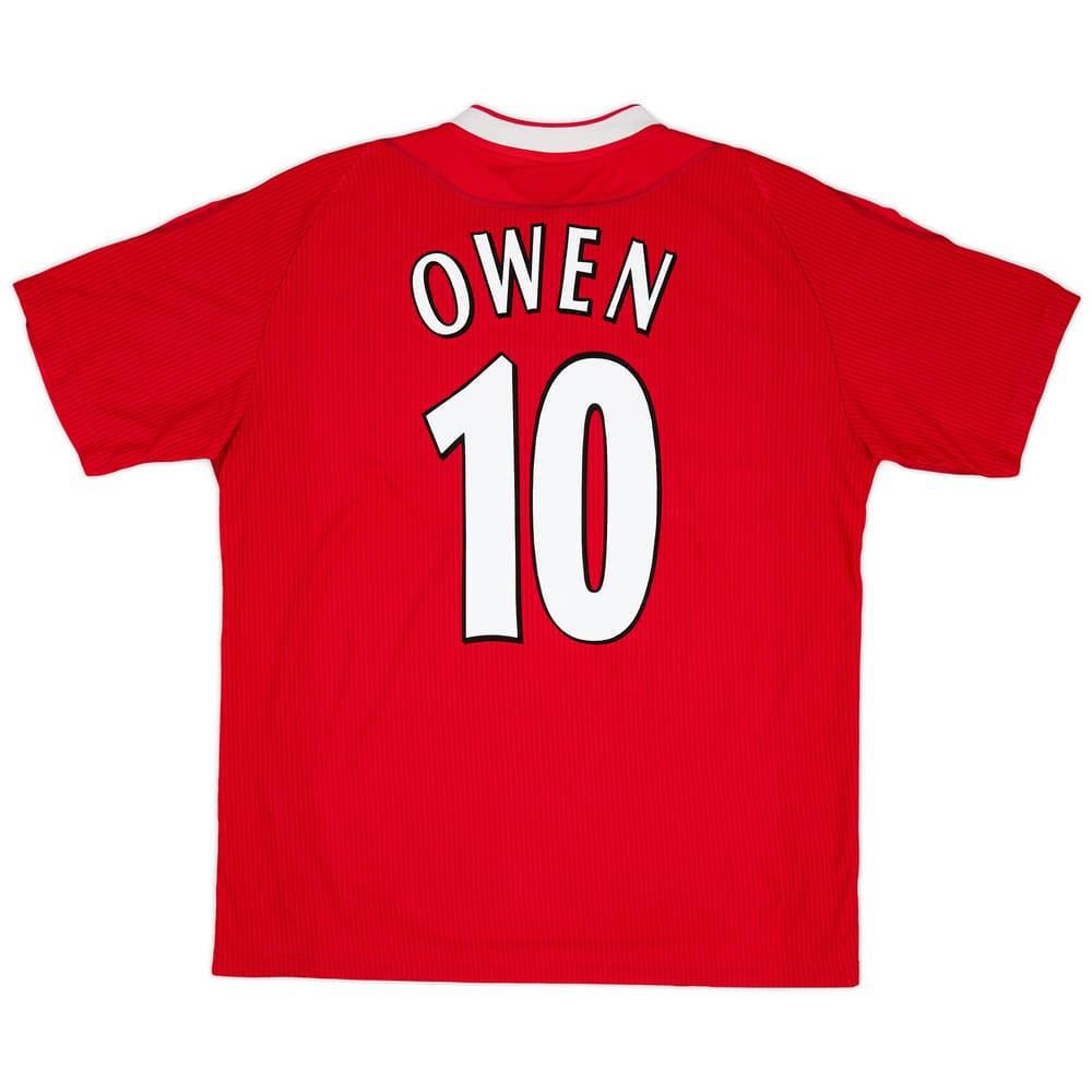 2002-04 Liverpool Home Shirt Owen #10 - 9/10 - (L)