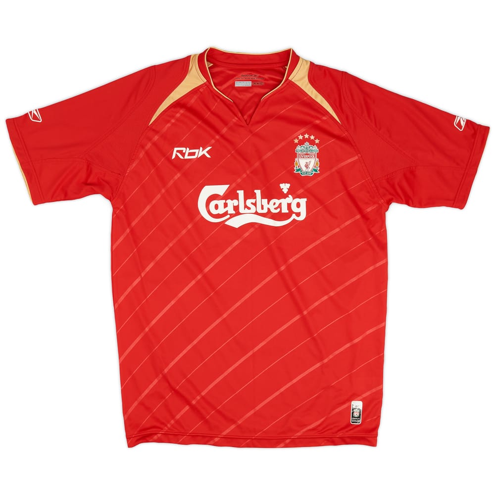 2005-06 Liverpool CL Home Shirt - 8/10 - (M)