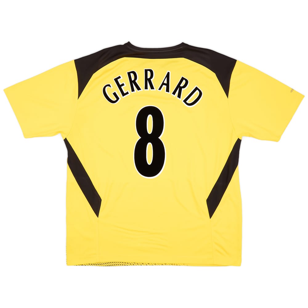 2004-06 Liverpool Away Shirt Gerrard #8 - 6/10 - (L)