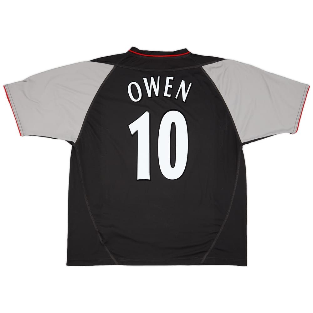 2002-04 Liverpool Away Shirt Owen #10 - 8/10 - (XL)