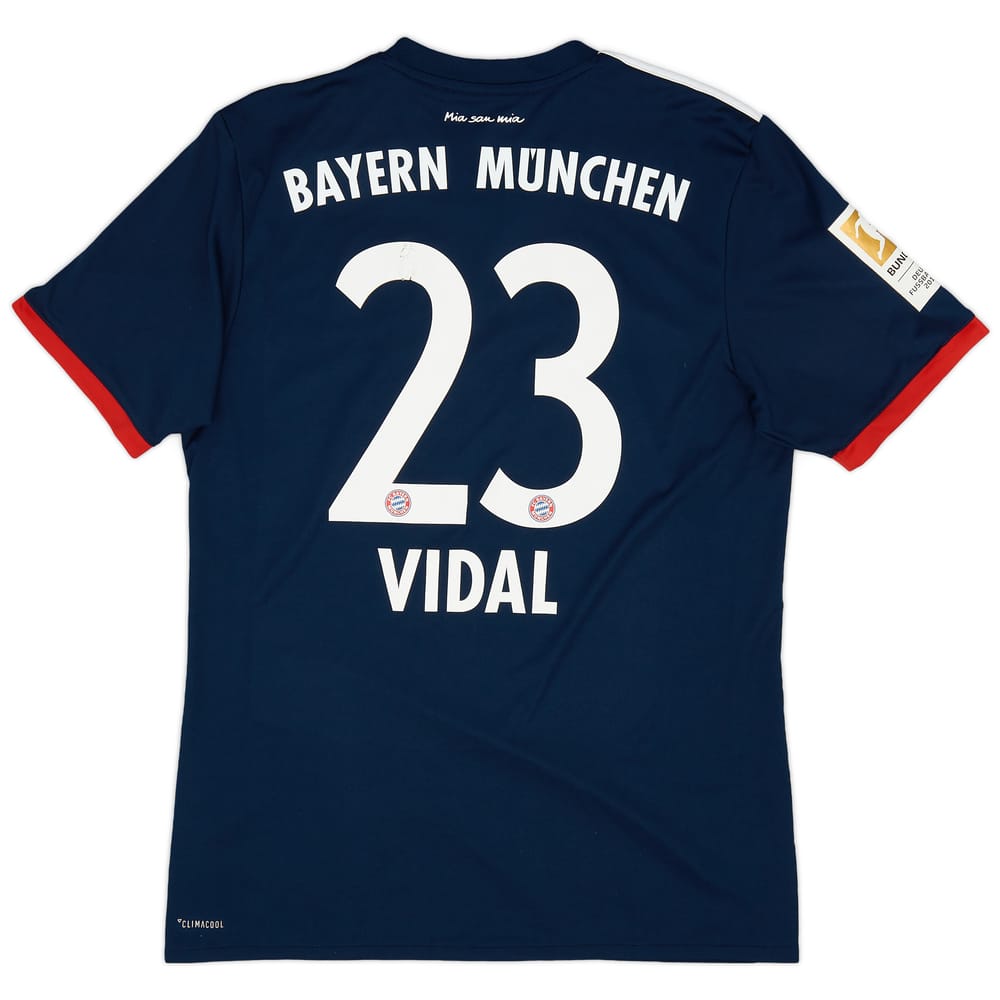 2017-18 Bayern Munich Away Shirt Vidal #23 - 7/10 - (M)