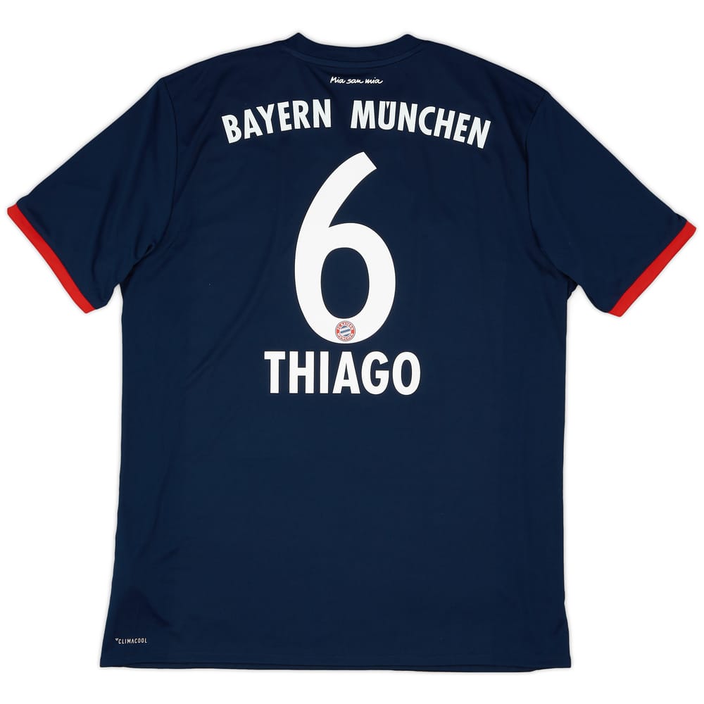 2017-18 Bayern Munich Away Shirt Thiago #6 - 10/10 - (L)