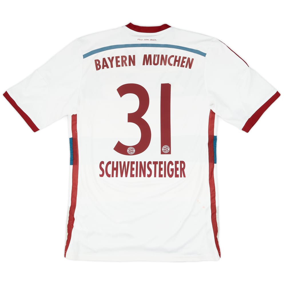 2014-15 Bayern Munich Away Shirt Schweinsteiger #31 - 7/10 - (M)