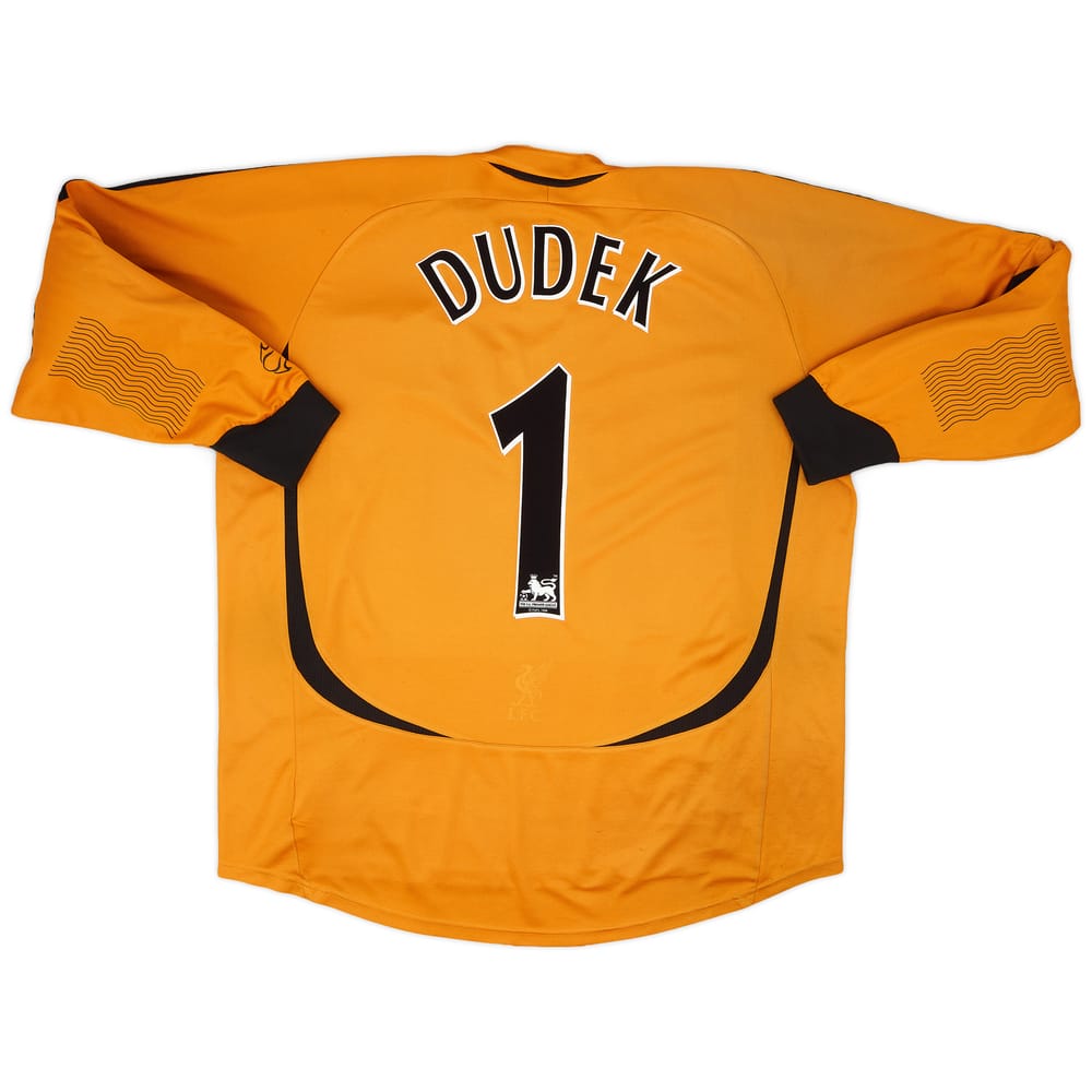 2006-07 Liverpool GK Shirt Dudek #1 - 8/10 - (XL)
