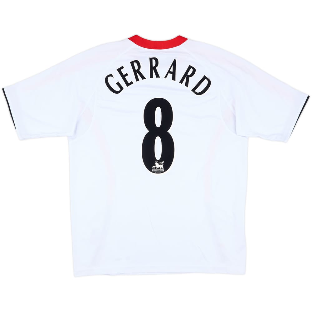 2005-06 Liverpool Away Shirt Gerrard #8 - 10/10 - (L)