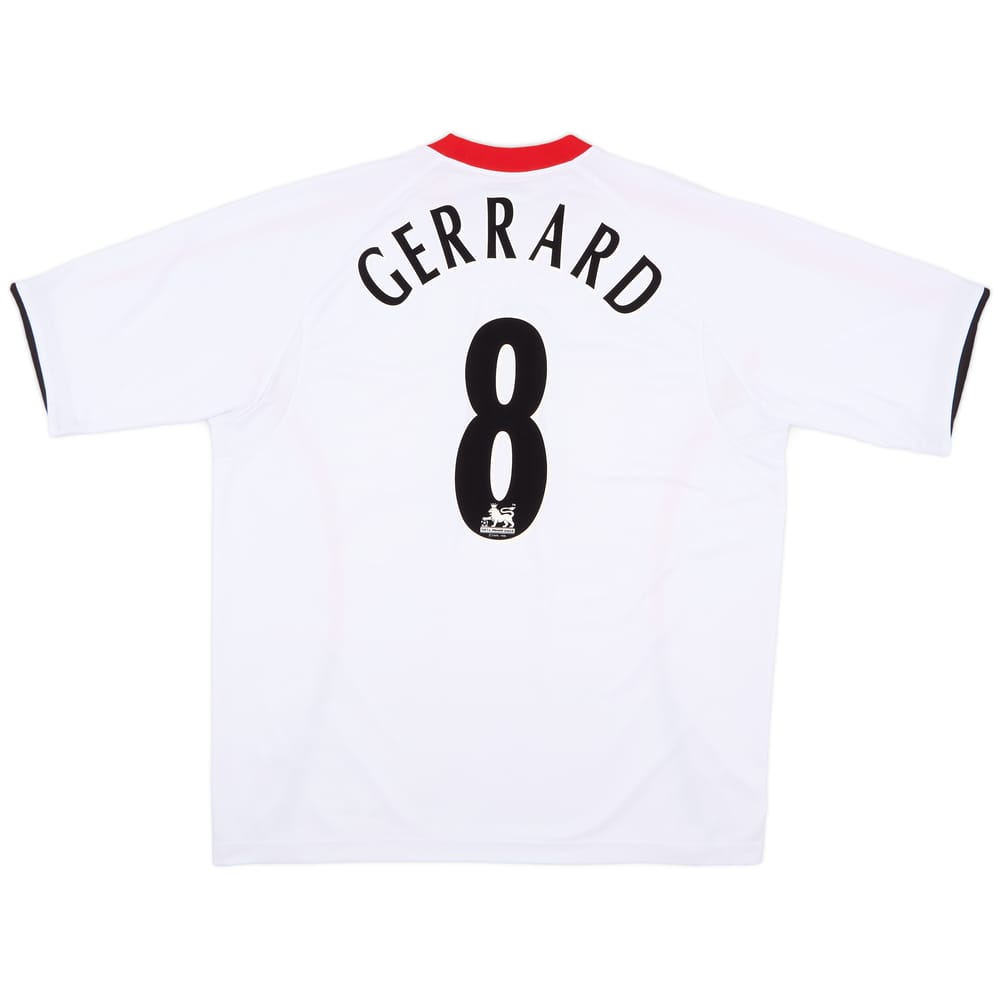 2005-06 Liverpool Away Shirt Gerrard #8 - 8/10 - (XL)