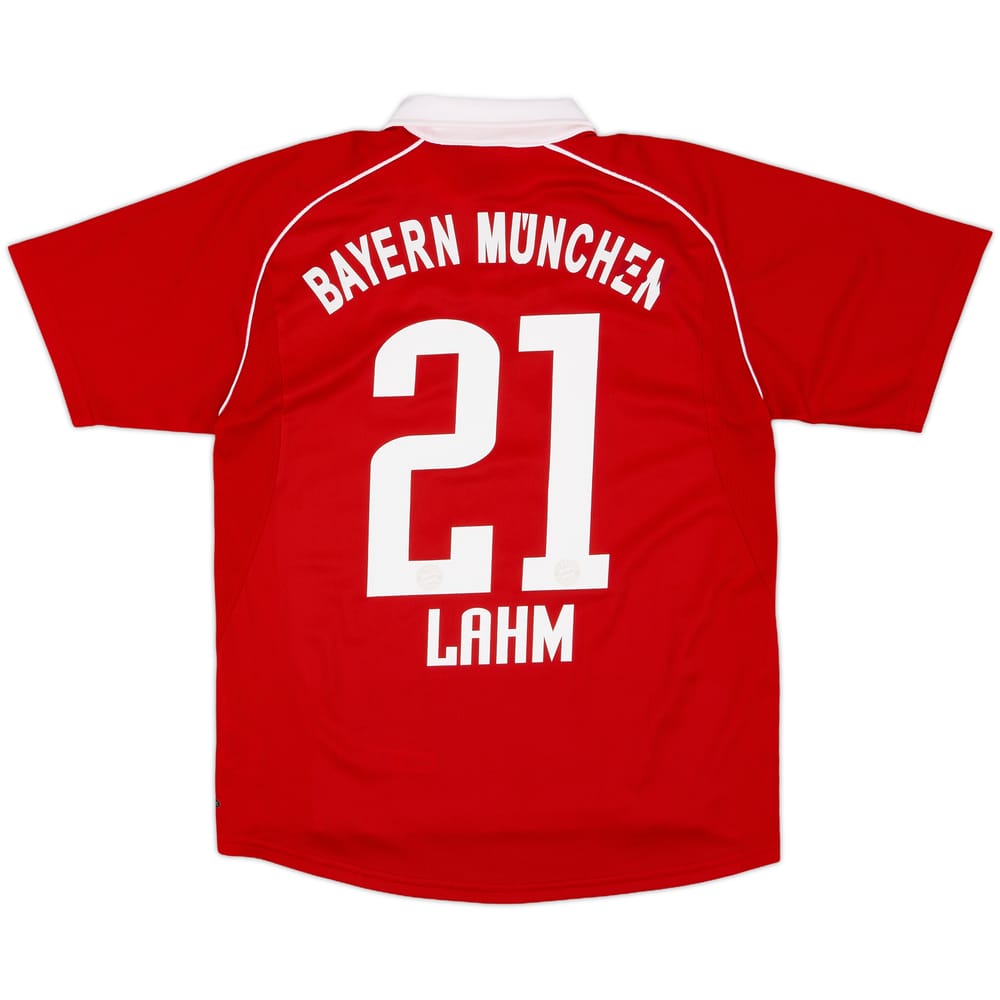 2005-06 Bayern Munich Home Shirt Lahm #21 - 7/10 - (XL.Boys)