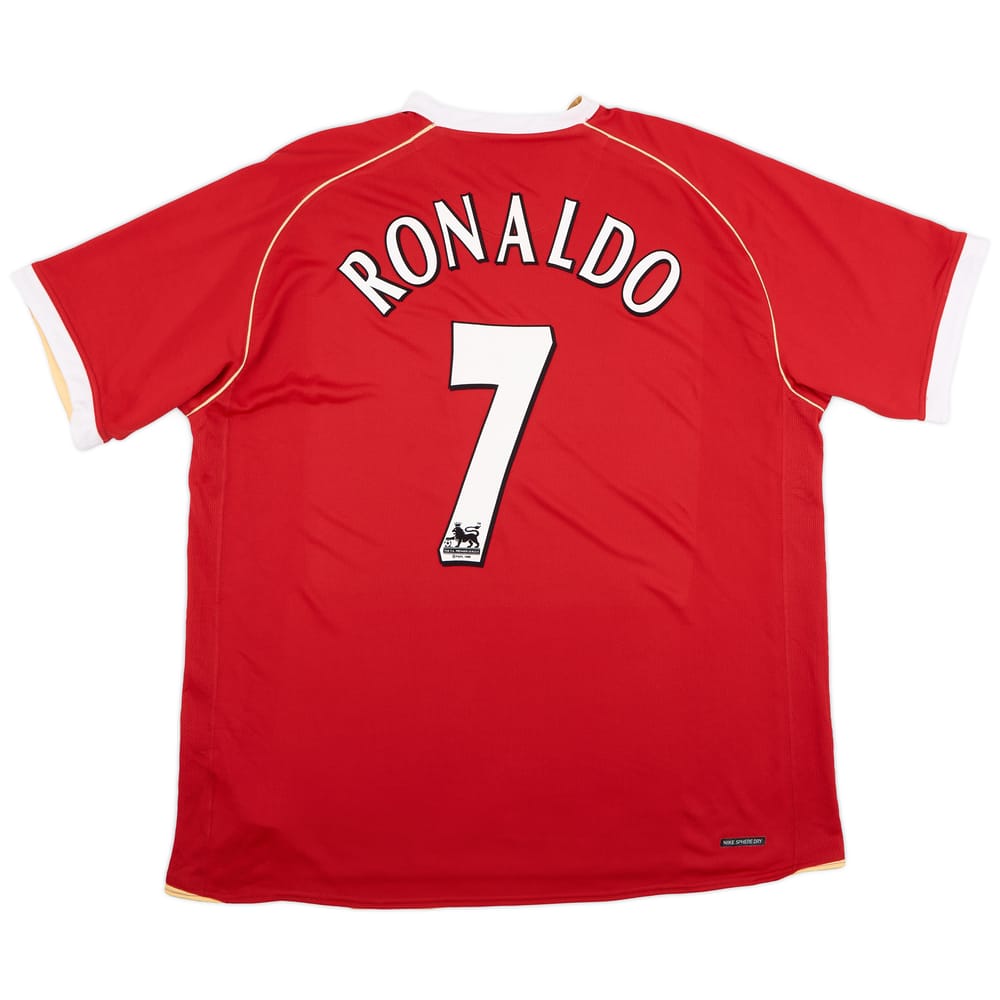 2006-07 Manchester United Home Shirt Ronaldo #7 - 8/10 - (XXL)