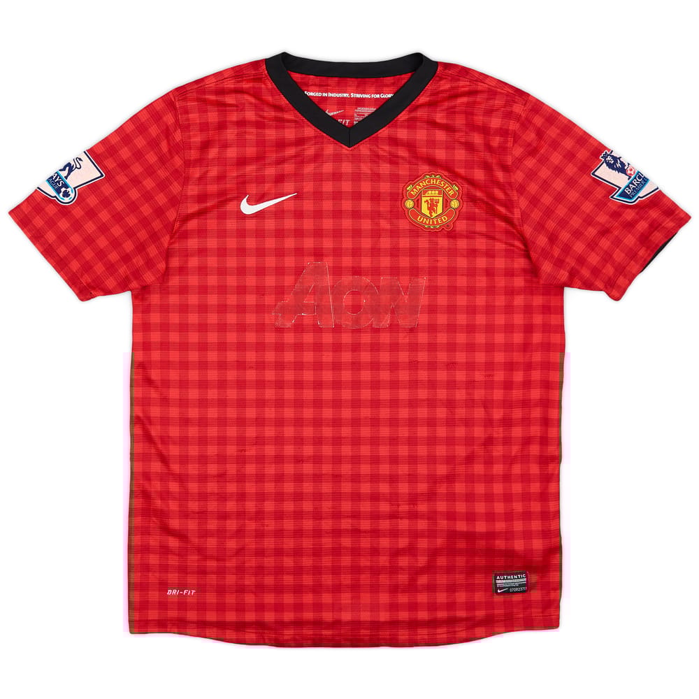 2012-13 Manchester United Home Shirt - 3/10 - (XL.Boys)