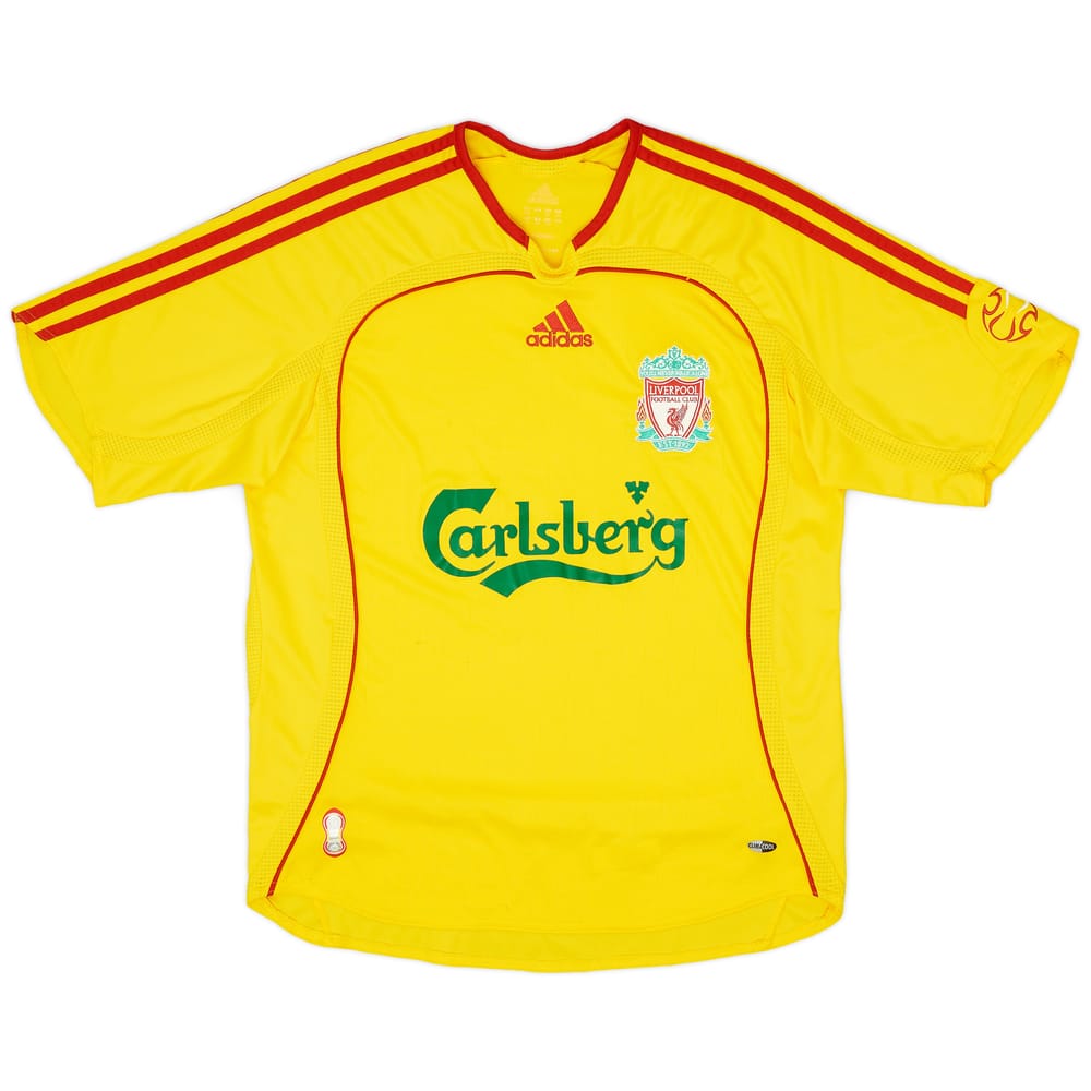 2006-07 Liverpool Away Shirt - 8/10 - (L.Boys)