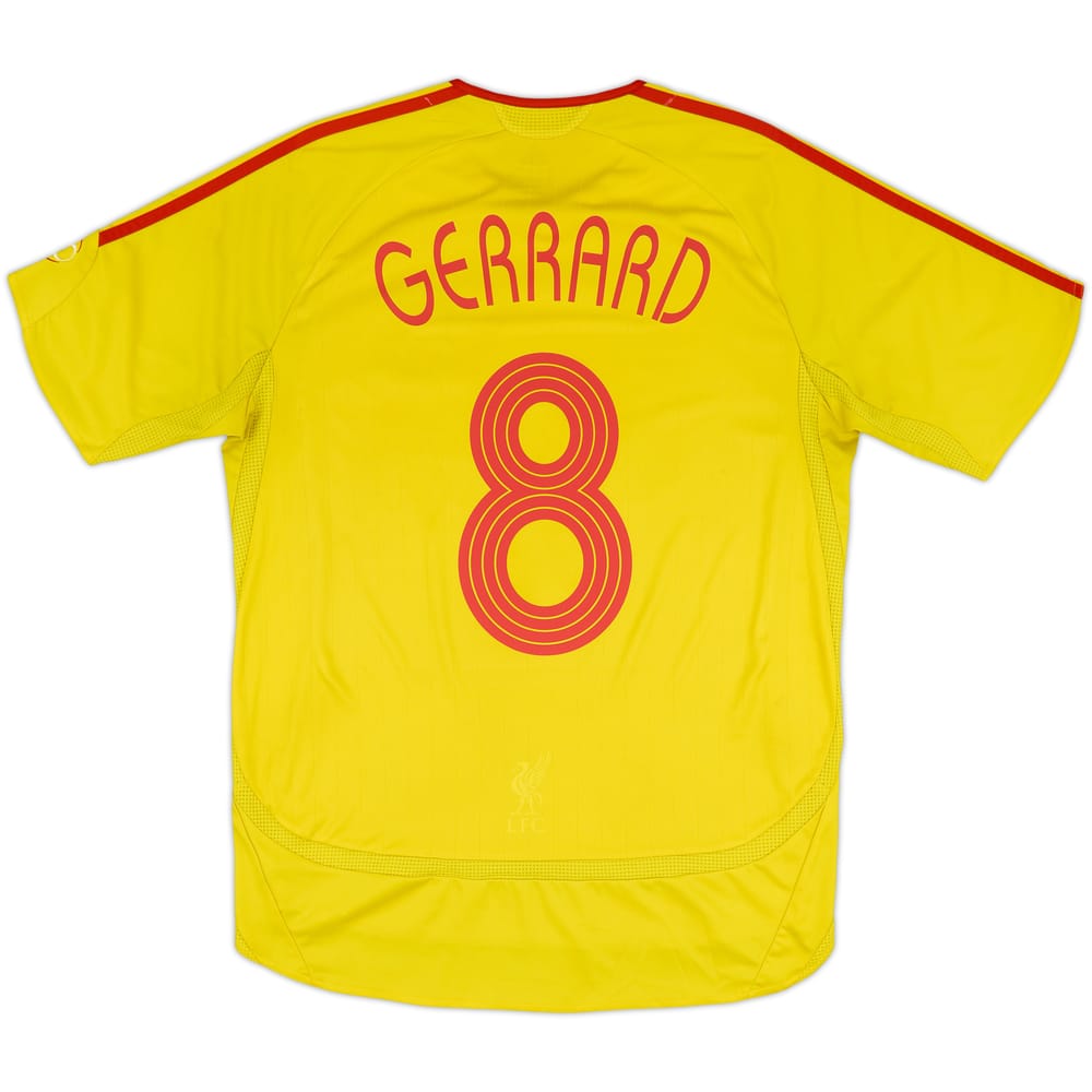 2006-07 Liverpool Away Shirt Gerrard #8 - 6/10 - (M)