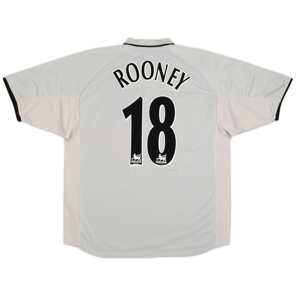 2001-02 Everton Away Shirt Rooney #18 - 9/10 - (L)
