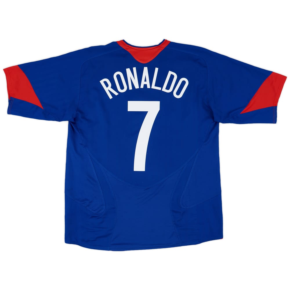 2005-06 Manchester United Away Shirt Ronaldo #7 - 8/10 - (L)