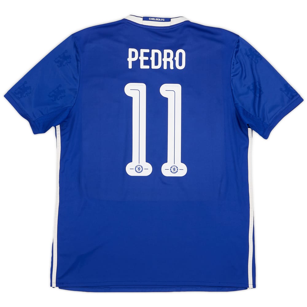 2016-17 Chelsea Home Shirt Pedro #11 - 8/10 - (L)