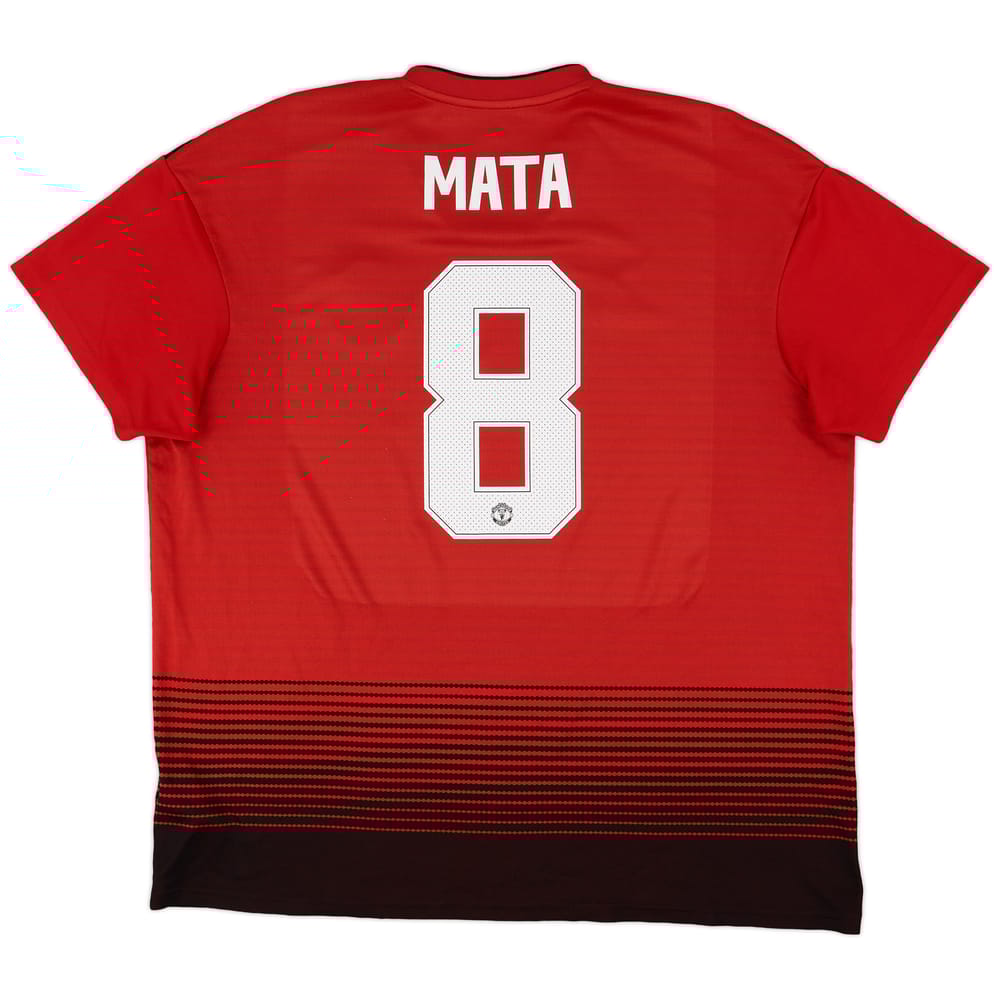 2018-19 Manchester United Home Shirt Mata #8 - 9/10 - (XXL)