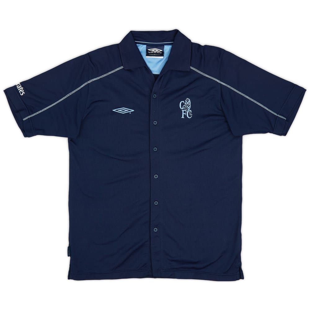 2001-02 Chelsea Umbro Polo Shirt - 9/10 - (M)