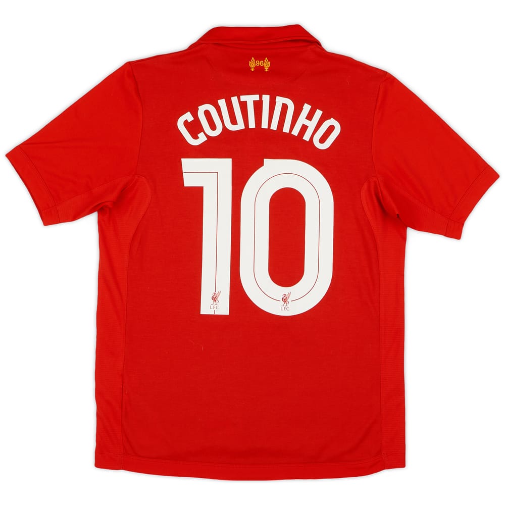 2012-13 Liverpool Home Shirt Coutinho #10 - 7/10 - (S)