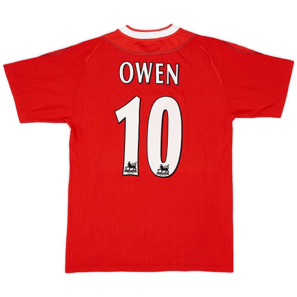 2002-04 Liverpool Home Shirt Owen #10 - 8/10 - (XS)