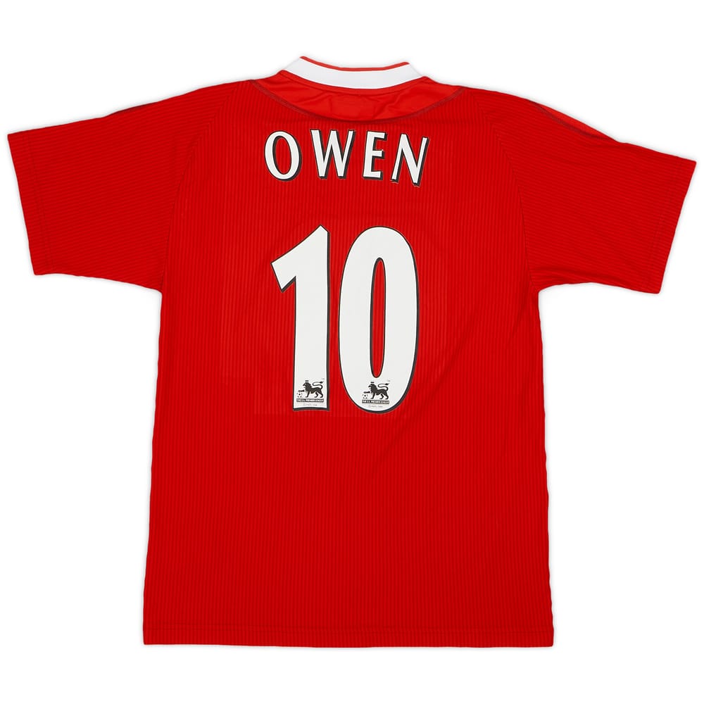 2002-04 Liverpool Home Shirt Owen #10 - 8/10 - (S)