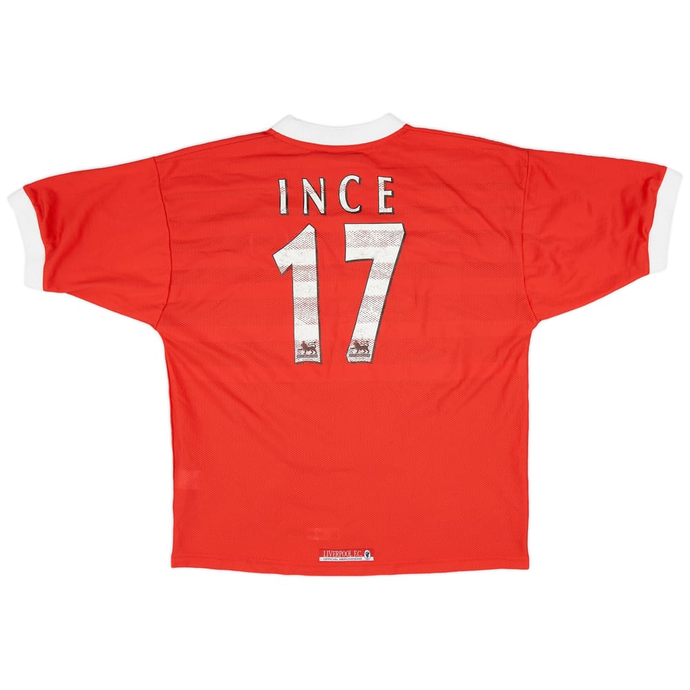 1998-00 Liverpool Home Shirt Ince #17 - 5/10 - (L)