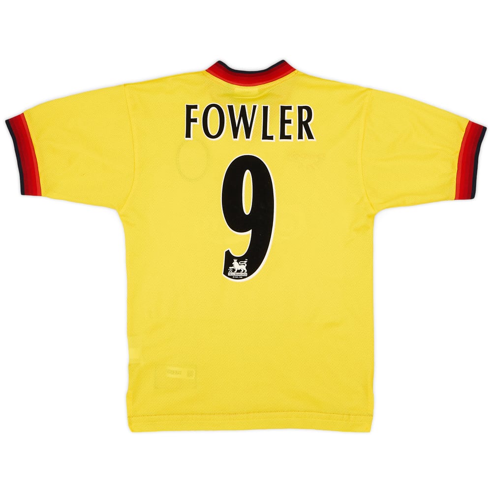 1997-99 Liverpool Away Shirt Fowler #9 - 9/10 - (S)