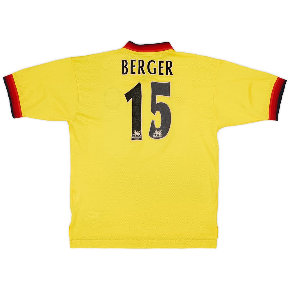 1997-99 Liverpool Away Shirt Berger #15 - 7/10 - (L)