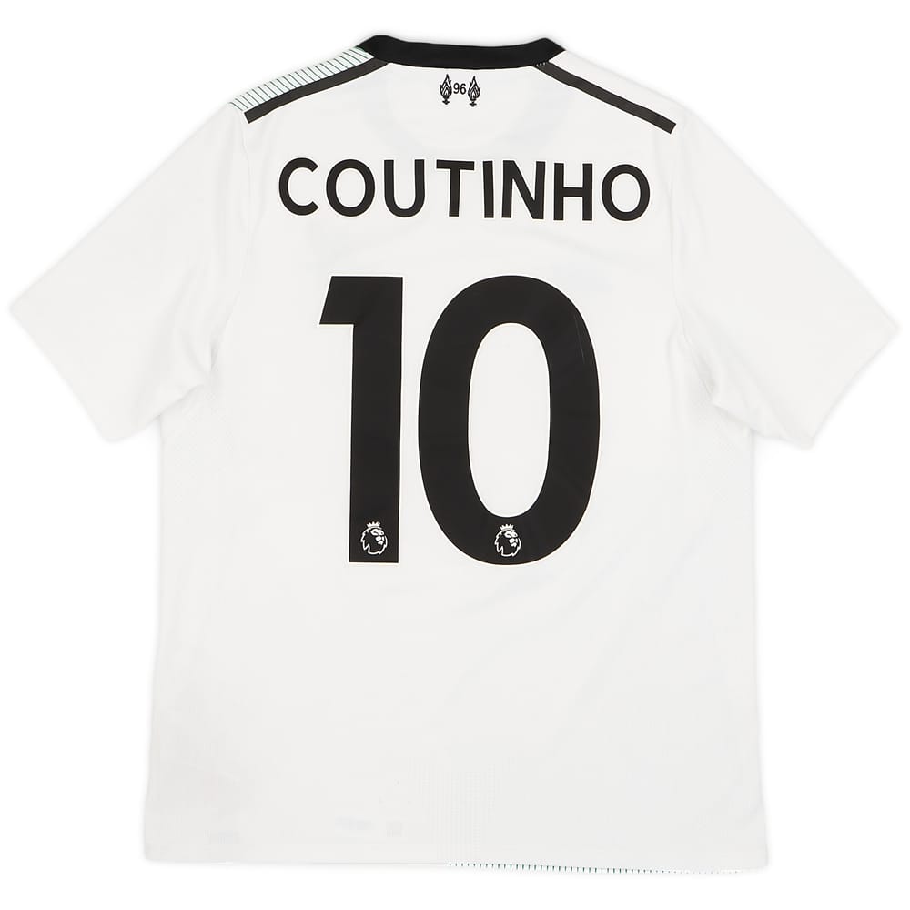 2017-18 Liverpool Away Shirt Coutinho #10 - 7/10 - (XL.Boys)