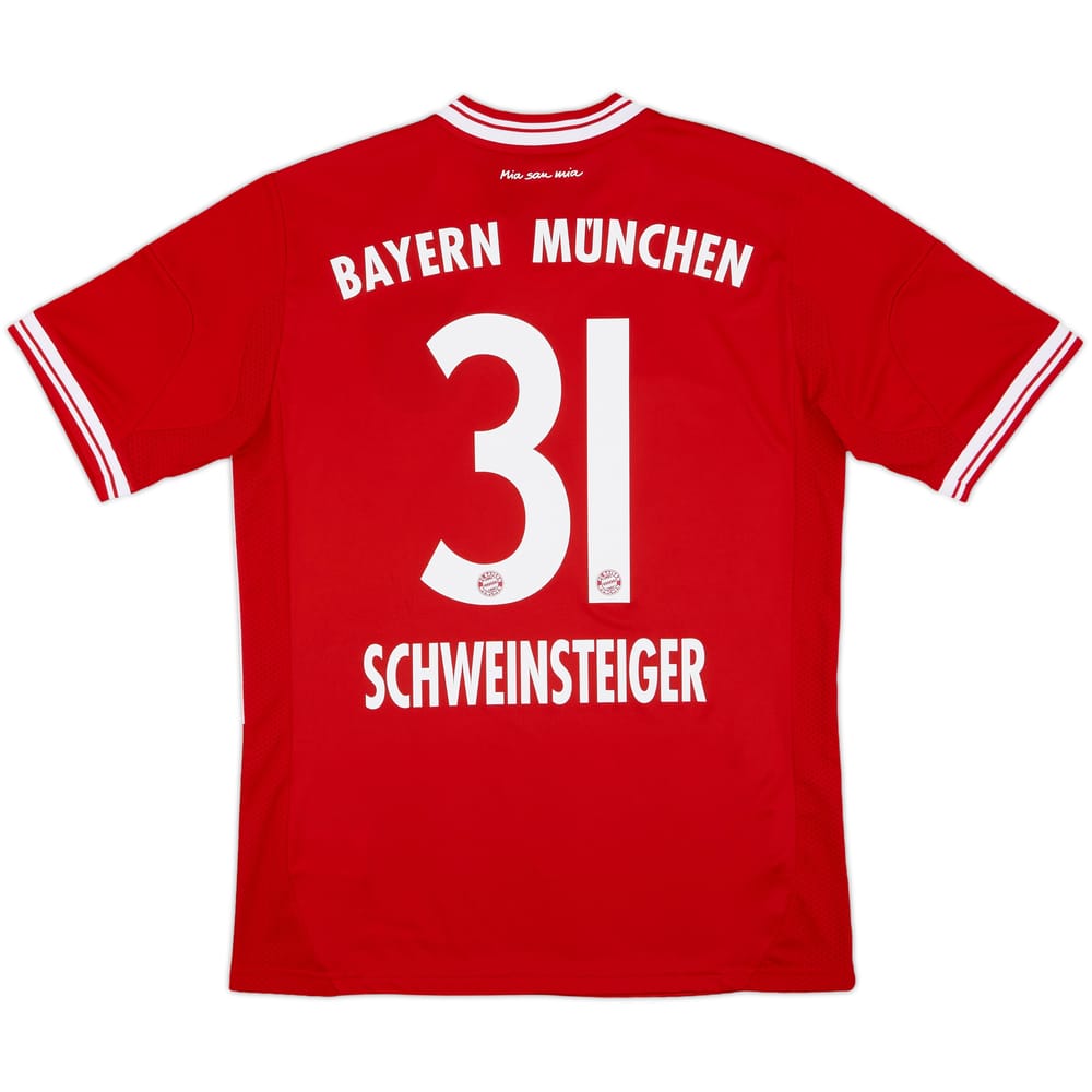 2013-14 Bayern Munich Home Shirt Schweinsteiger #31 - 8/10 - (XL.Boys)