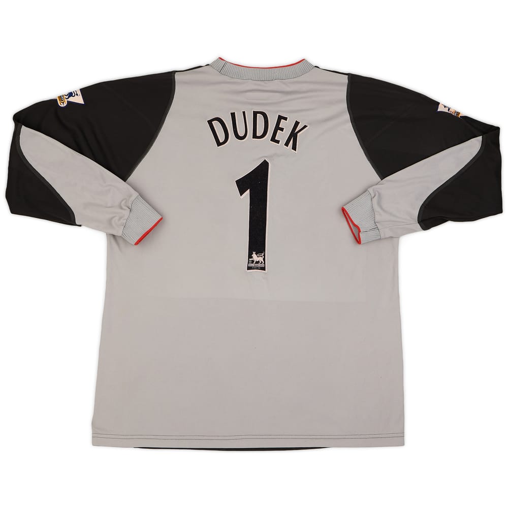 2002-03 Liverpool GK Shirt Dudek #1 - 8/10 - (M)