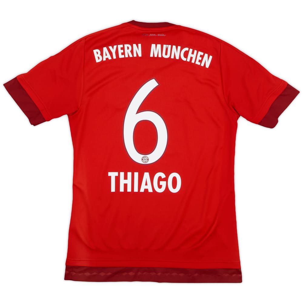 2015-16 Bayern Munich Home Shirt Thiago #6 - 7/10 - (S)