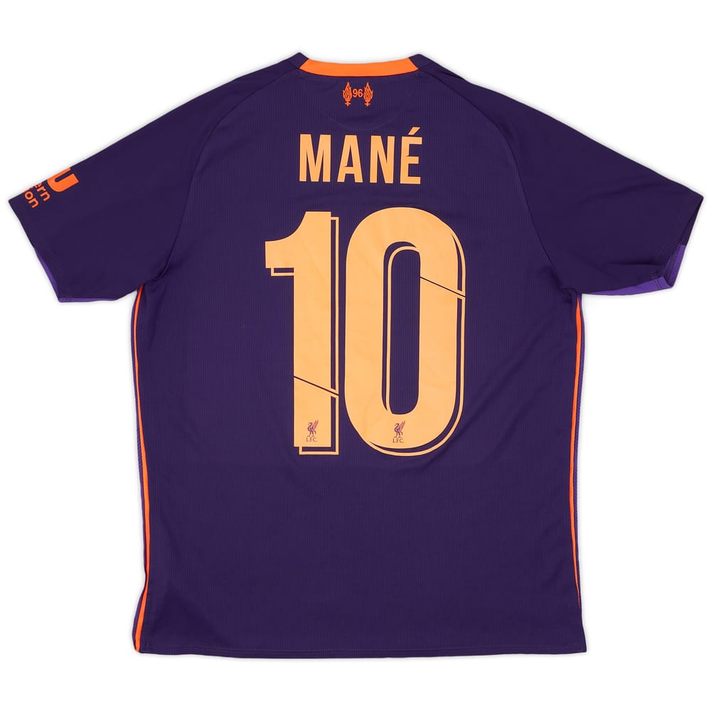 2018-19 Liverpool Away Shirt Mane #10 - 9/10 - (XL.Boys)