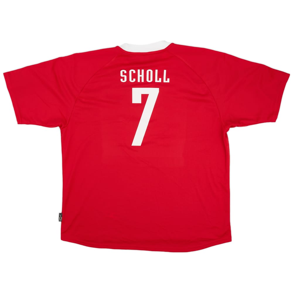 2000-01 Bayern Munich CL Shirt Scholl #7 - 9/10 - (XXL)