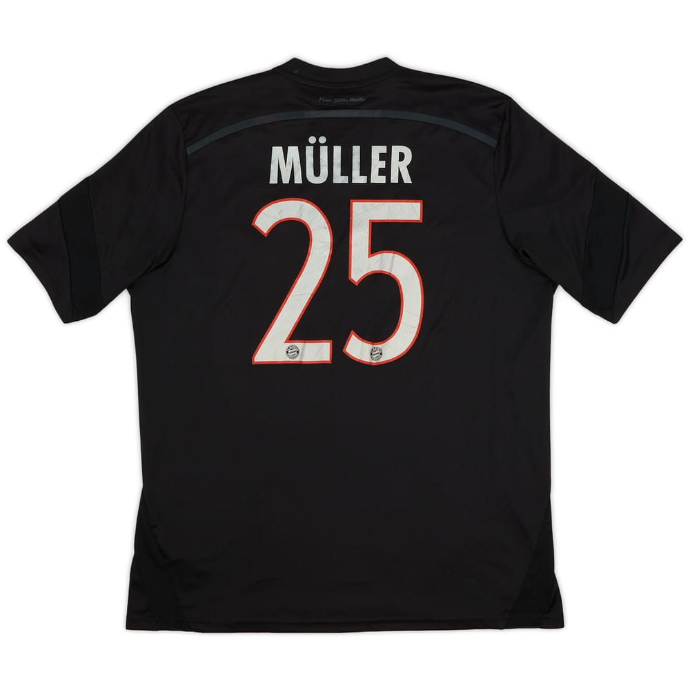 2014-15 Bayern Munich Third Shirt Muller #25 - 5/10 - (XL)