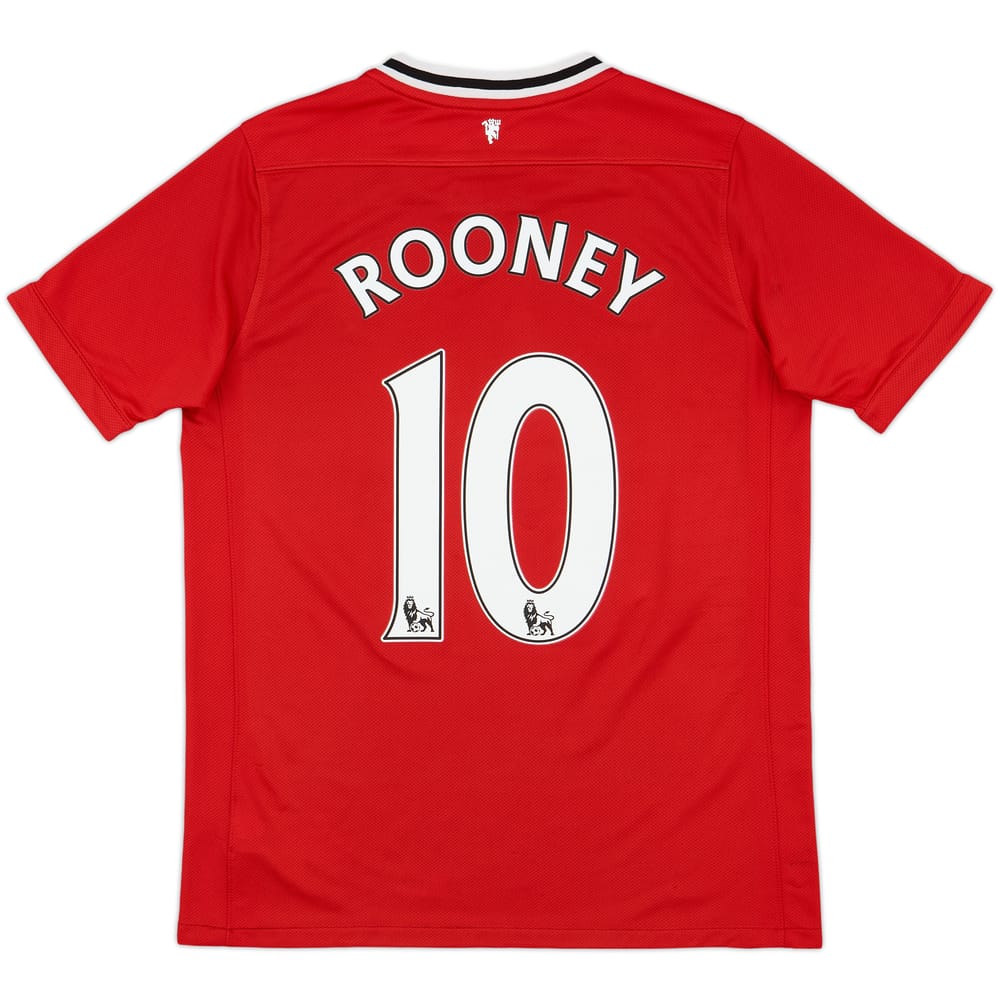 2011-12 Manchester United Home Shirt Rooney #10 - 8/10 - (XL.Boys)