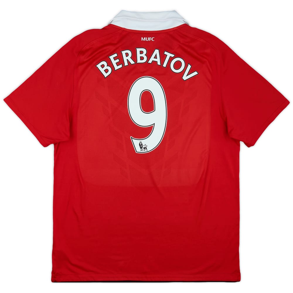 2010-11 Manchester United Home Shirt Berbatov #9 - 6/10 - (S)
