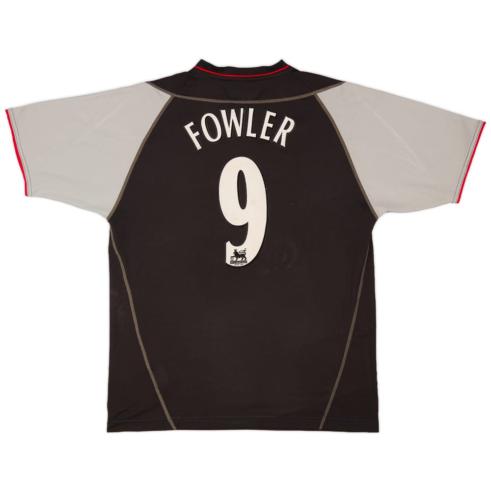 2002-04 Liverpool Away Shirt Fowler #9 - 8/10 - (M)