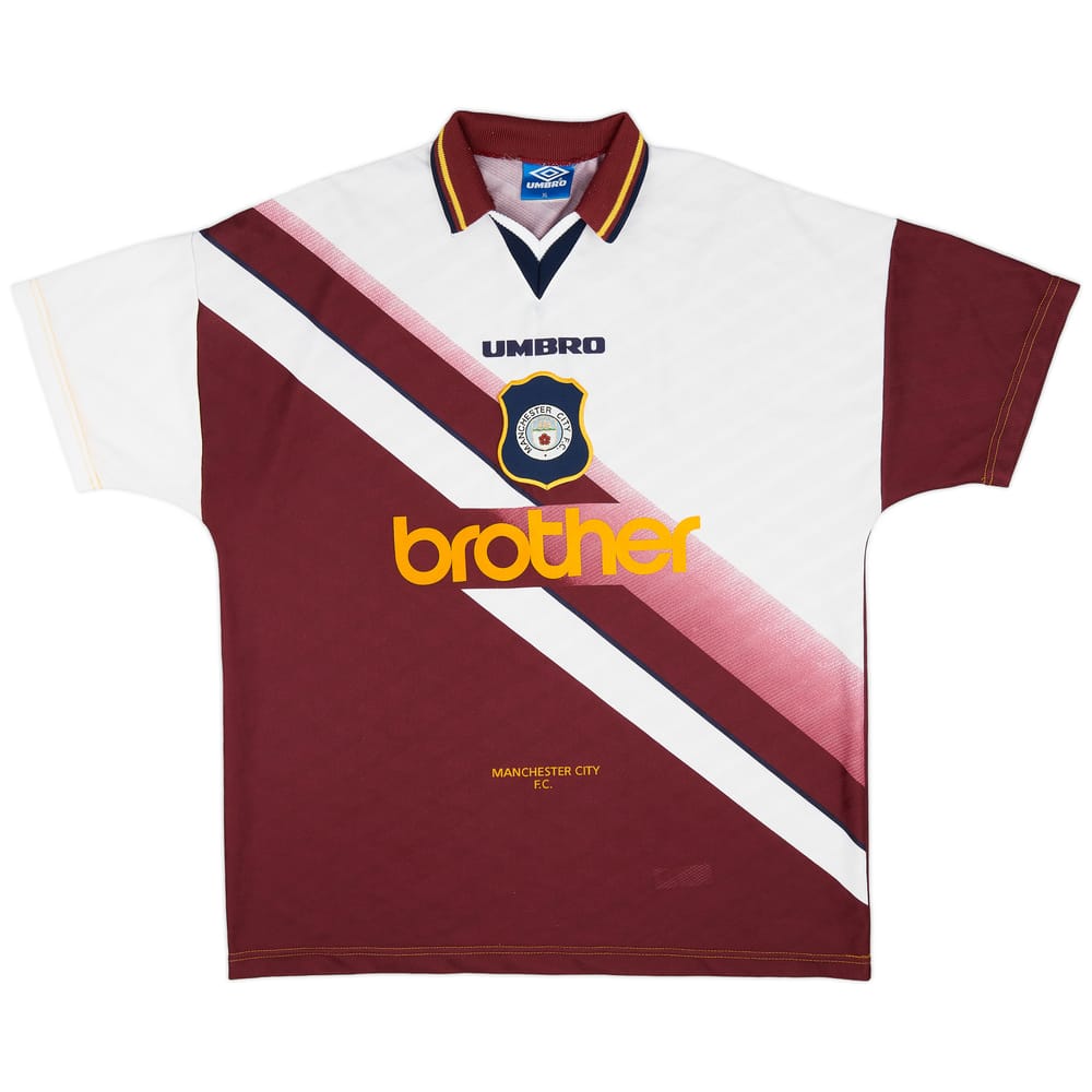 1996-97 Manchester City Away Shirt - 9/10 - (XL)