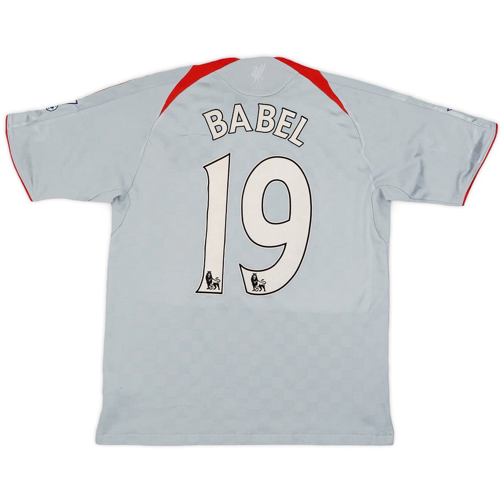 2008-09 Liverpool Away Shirt Babel #19 - 8/10 - (XL.Boys)