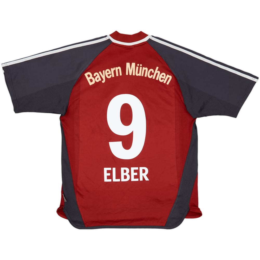 2002-03 Bayern Munich Home Shirt Elber #9 - 4/10 - (S)
