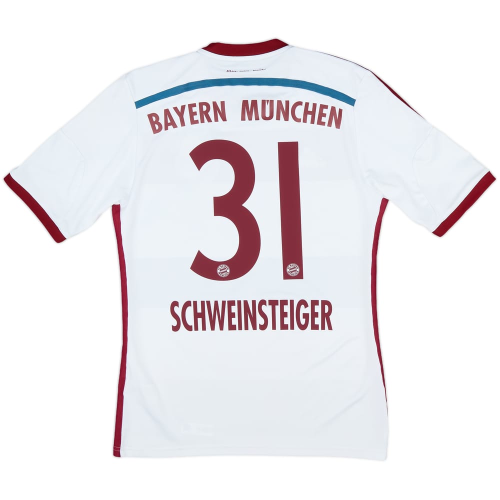 2014-15 Bayern Munich Away Shirt Schweinsteiger #31 - 9/10 - (S)