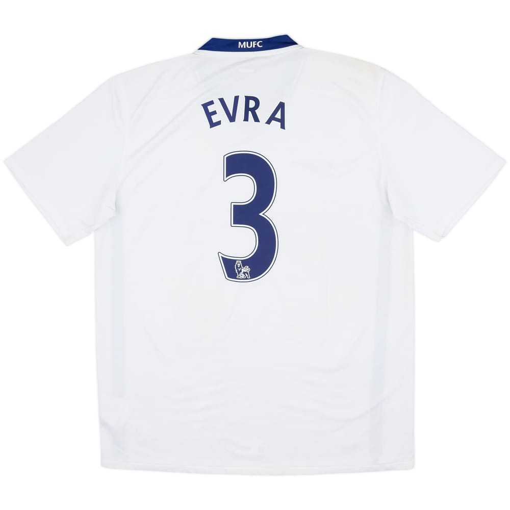 2008-10 Manchester United Away Shirt Evra #3 - 6/10 - (L)