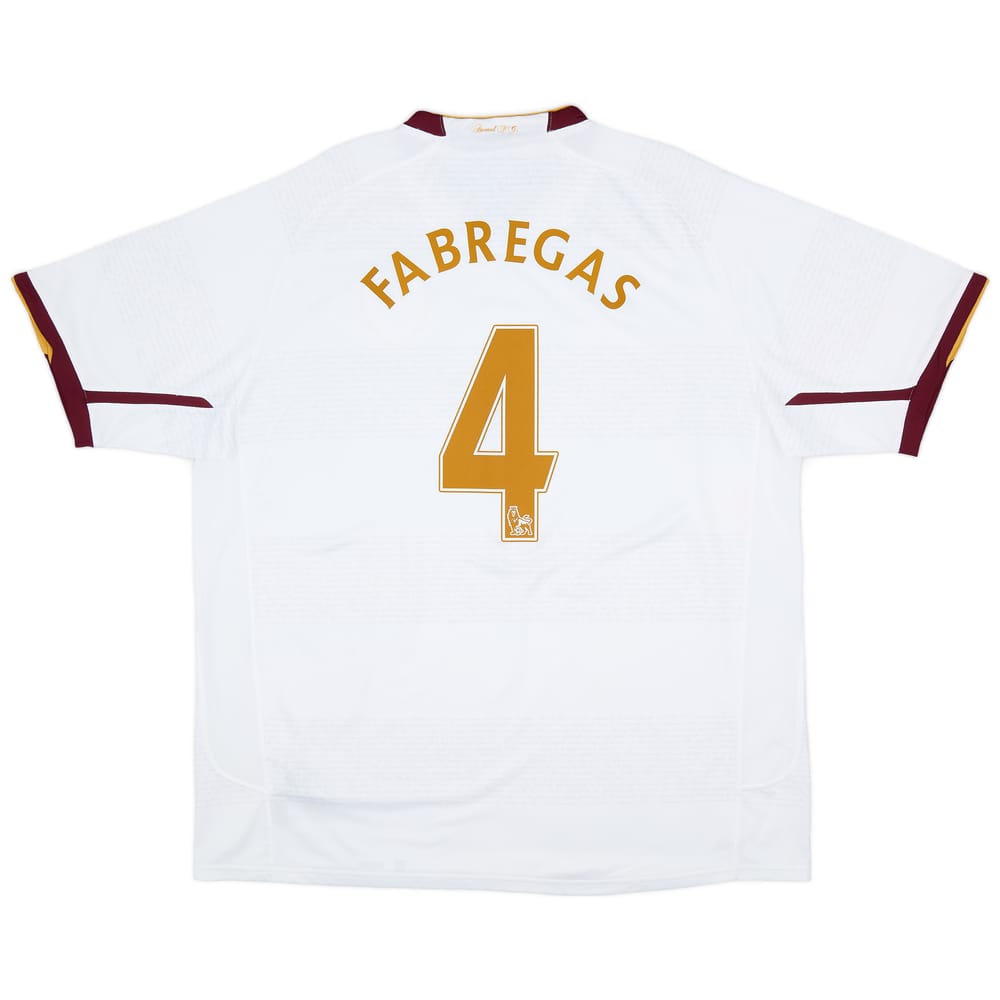 2007-08 Arsenal Away Shirt Fabregas #4 - 8/10 - (XXL)