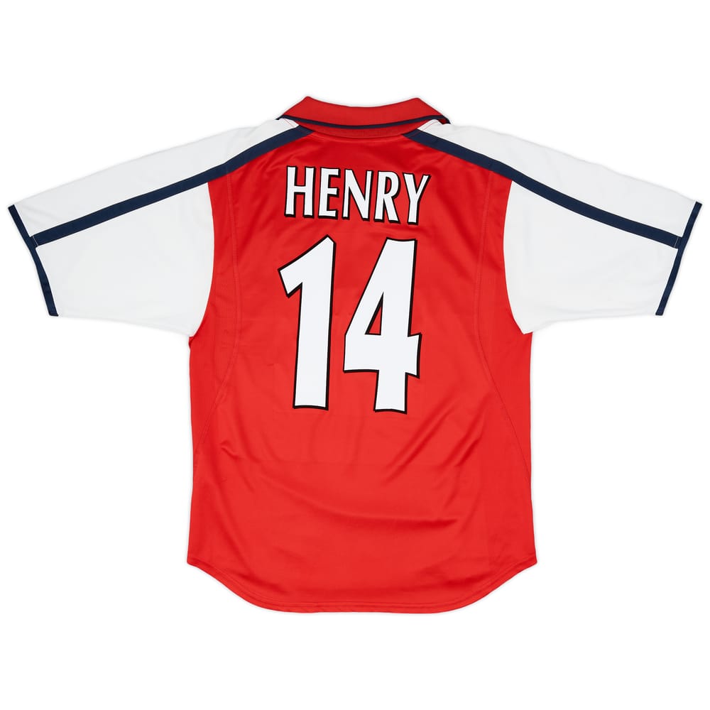 2000-02 Arsenal Home Shirt Henry #14 - 8/10 - (S)