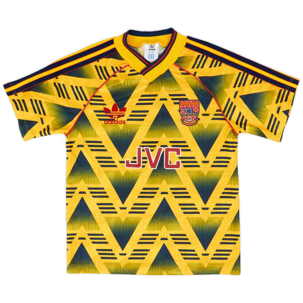 1991-93 Arsenal Away Shirt - 9/10 - (L.Boys)