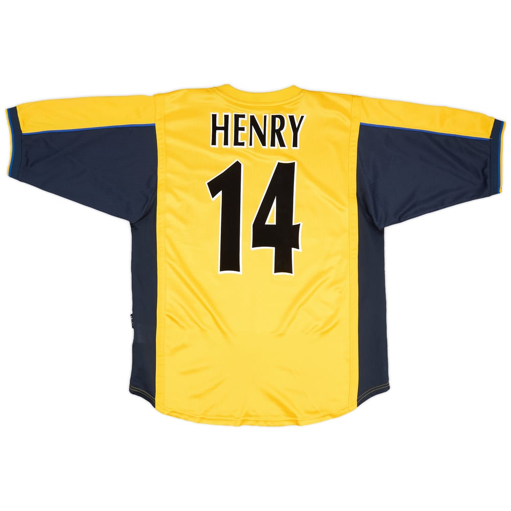 1999-01 Arsenal Away Shirt Henry #14 - 6/10 - (L)
