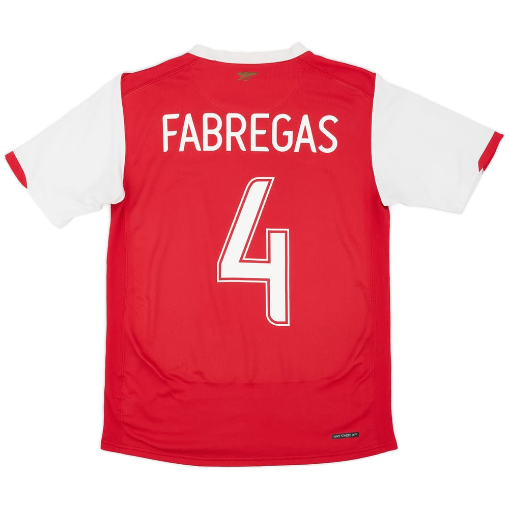 2006-08 Arsenal Home Shirt Fabregas #4 - 6/10 - (XL.Boys)