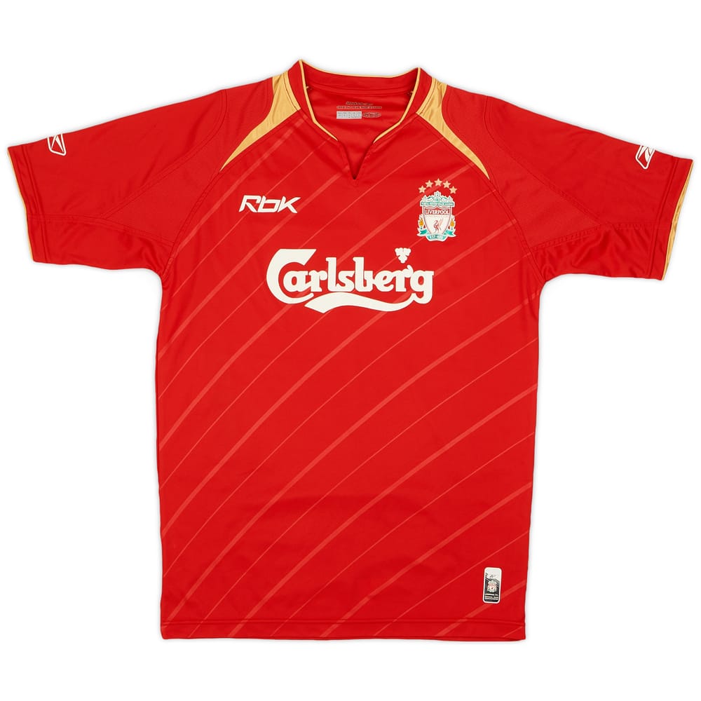 2005-06 Liverpool CL Home Shirt - 8/10 - (S)