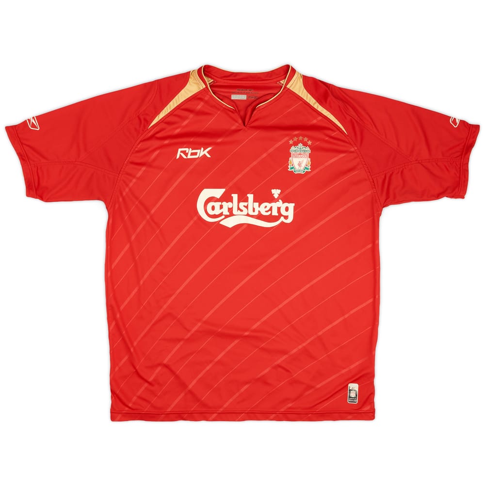 2005-06 Liverpool CL Home Shirt - 6/10 - (XL)